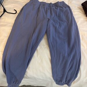 GAP Lavender Blue Elastic Waist Track Pants